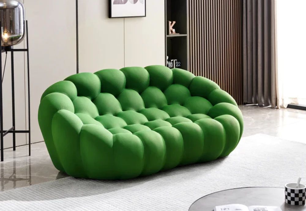 orange bubble sofa