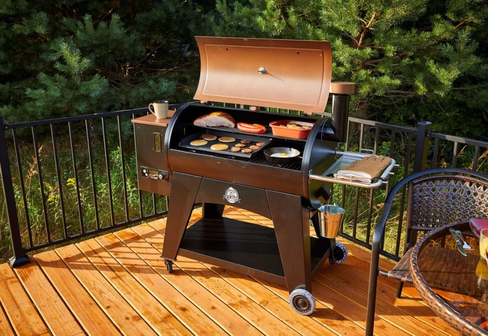 using a wood pellet grill